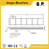 Máquina de mineração Mini escavador de escavadeira tiras de bolacha CB50 CB40 CB25 Bucket Standard Wear