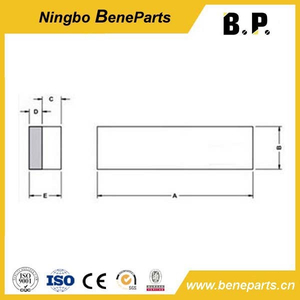 Barras de desgaste da cobertura labial DLP-201a Standard Wear Bars