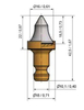 Cutter de haste redonda Trincher BG10S-61.1822