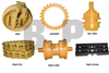 D8R Roller Assy Carrinho de material de rodapé para peças de escavadeira