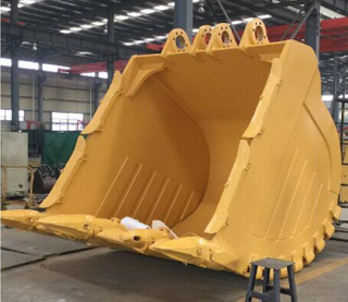 Acessório de escavadeira para máquinas de rocha de construção PC220-7 1cbm Balde de rocha mina padrão resistente ao desgaste alto