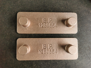 Motoniveladora de caçamba de escavadeira 140g, 140h, 120h, 120g, 120K Cooper liga de alumínio bronze motor peças carregador escavadeira faixa de desgaste 239-4383