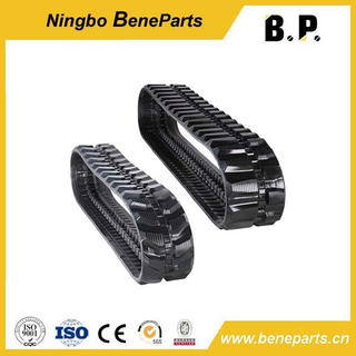 Escavadeira bulldozer underfarrojo peças de borracha pista de borracha