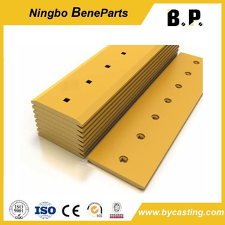 9W4495 Peças de máquinas de construção de segmento plano de bisel duplo Ferramentas subterrâneas Lâmina de niveladora Motoniveladora Aço carbono Aço boro Dbf Ponta de ponta