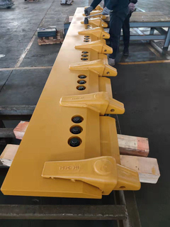 Segmento plano chanfrado duplo 195-71-11654 Peças de máquinas de construção Lâmina do motonivelador Motonivelador Aço carbono Aço boro Dbf Ponta de ponta