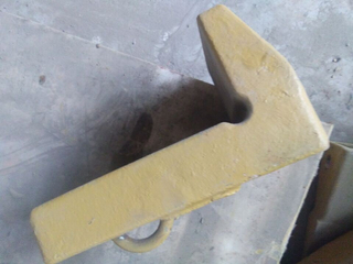 Largura a=200 mm da mortalha F60 Ls do calcanhar das peças de desgaste da caçamba da escavadeira