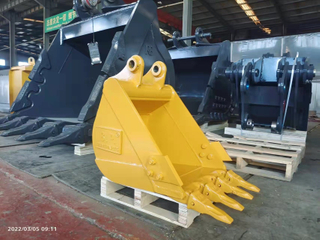 Material resistente ao desgaste alto da mina padrão da cubeta da rocha do acessório PC30 da máquina escavadora da maquinaria de construção