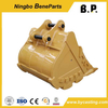 Construção Máquinas de rocha Acipação de escavadeiras EC460 EC360 EC290 EC240 EC210 2.7CBM Bucket Standard Mina pesada resistência ao desgaste alto