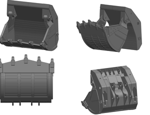 BALDE SD KOMATSU PC4000 22M³