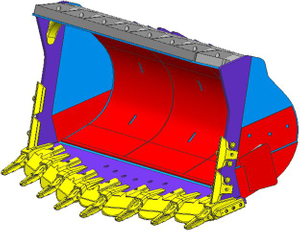 BALDE SD KOMATSU WA800 11M³