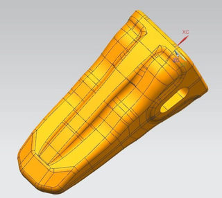 Dente de balde KH23EX Komatsu PC240
