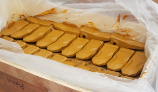 Hyundai R200, R210, R220, R225 DENTES ROCK DUTY 61Q6-31310RC