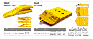 Protetor labial para escavadeira carregadeira FC109-9082 109-9082