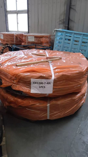 Grupo de esteiras Hitachi EX1200-7 Track Link Assy para local de mineração